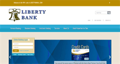 Desktop Screenshot of libertybankal.com